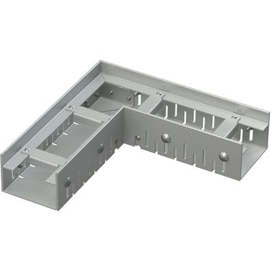 Alcadrain Eckige Entwässerungsrinne 75 mm verstellbar, verzinkt