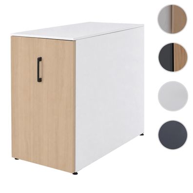 Aktenschrank HWC-Q27, Stahlschrank, Stützrad Staufächer, Metall 74x43x80cm