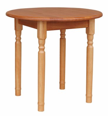 Runder Kiefernholztisch Esstisch Massivholz-Küchentisch landhausstil Alder