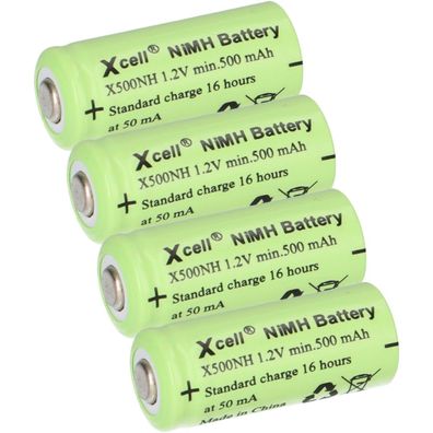 4x Akku Lady N X500NH ersetzt LR1, LR01, 4901, 4001, MX9100, 910A, E90 1,2V NI-MH