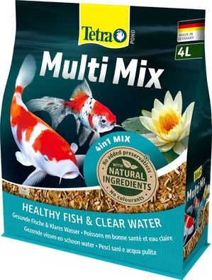 Tetra Pond Multi Mix 4 Liter Hauptfutter-Mix