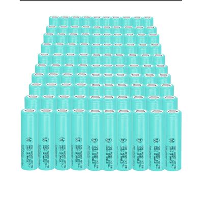 100er Set Samsung Akku INR18650-20R 18650 Flattop Li-Ion 3,6V 2000mAh