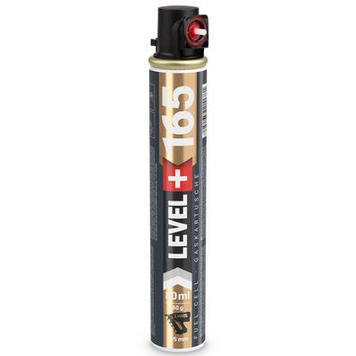 Gaskartusche 1 Stk. Ersatzgas für Nagler 165mm, 80ml ROT Ring (Fuel Cell) L+165