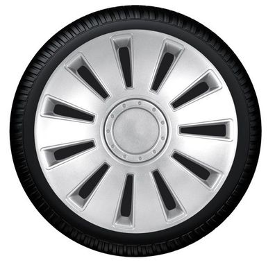 2 Stück Radblenden Radkappen Silverstone 13 Zoll silber silver Radzierblende
