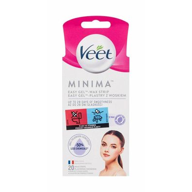 VEET Minima Easy Gel Wachs Klebestreifen 20 Stk