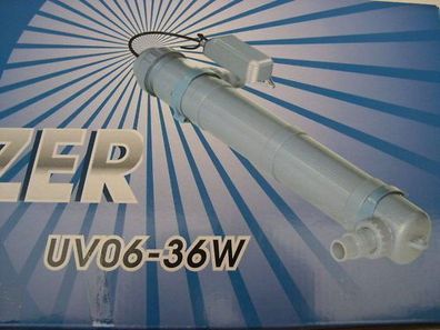 R UV-C Teichklärer 36 Watt Wasserklärer Sterilizer NEU