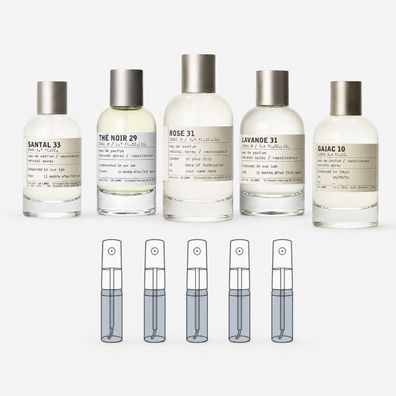 Le Labo Duftproben Set 5 x 10 ml - Holz, Tee & Lavendel
