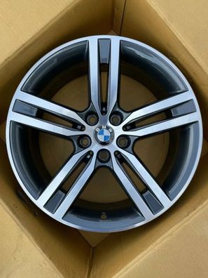 1x Original BMW 5er G30 G31 18 Zoll Doppelspeiche 844 Alufelge 6894842 8,0JX18 ET30