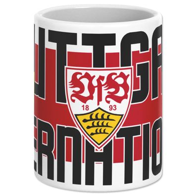 VfB Stuttgart Tasse International 0,3 l Steingut