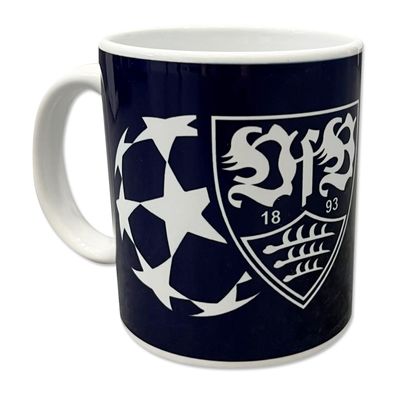 VfB Stuttgart Tasse Champions League Blau Plus 0,3 l