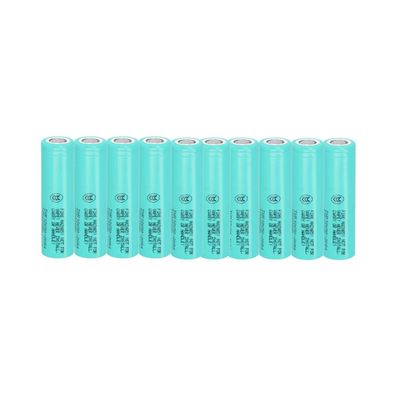 10er Set Samsung Akku INR18650-20R 18650 Flattop Li-Ion 3,6V 2000mAh