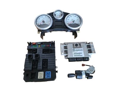Wegfahrsperre Steuergeräte SET 9662258780 Peugeot 207 1.4B