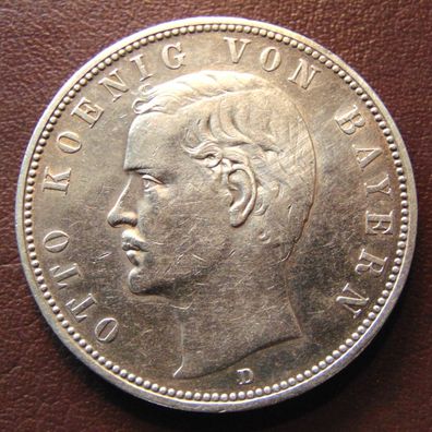 Bayern. 5 Mark 1904 D