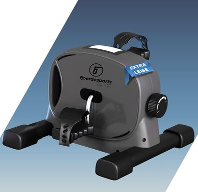 Fjordesports Pedaltrainer, Arm- & Beintrainer für zu Hause, leiser Mini-Heimtrainer