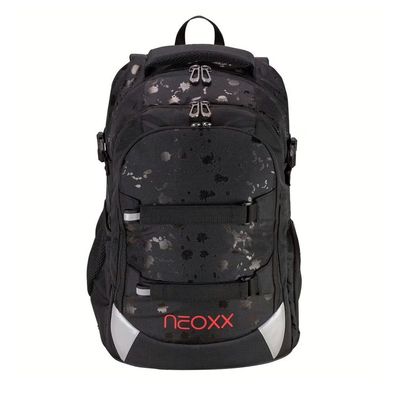 neoxx Active Pro Schulrucksack Splash in black, Splash in black, Mädchen