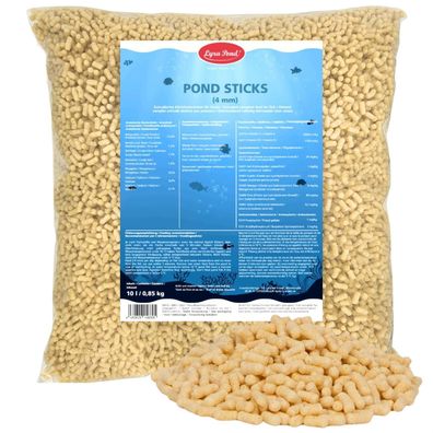10 - 80 Liter (0,85 - 6 kg) Lyra Pond® Pond Sticks Fischfutter Teichfutter