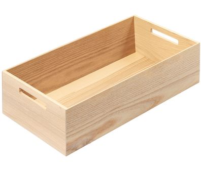 Holzbox 24x12x47cm Funktionseinsatz FineLine LiniQ Massivholz Eiche