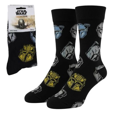 Star Wars Mandalorian Socken für Erwachsene bequeme Alltagssocken Größe 38-45