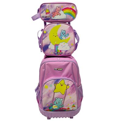 Care Bears Trolley-Set, Federmäppchen, Lunchtasche