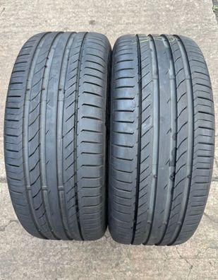 2x Sommerreifen 245/45 R18 100W XL Continental Conti Sport Contact 5 DOT24 6,2-6,8mm