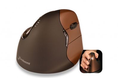 Bakker Evoluent VerticalMouse 4 Small - Vertikale Maus - Für Rechtshänder - optisch