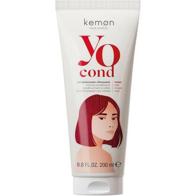 Kemon, Yo Rosso Coloring, Haarfarbenspülung, 200 ml