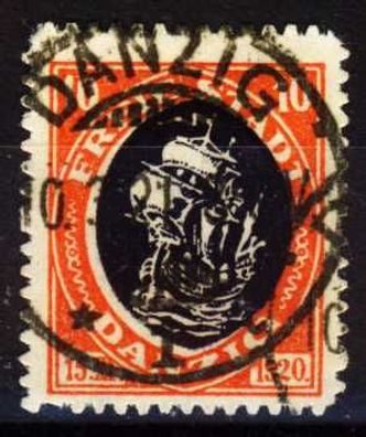 DANZIG 1921 Nr 54 gestempelt X12C49A