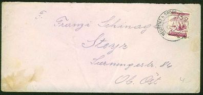 Österreich 1925 Nr 456 BRIEF EF X2A229E