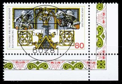 BRD 1995 Nr 1786 zentrisch gestempelt ECKE-URE X2CF782