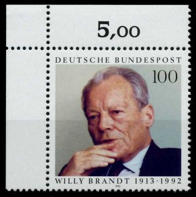 BRD 1993 Nr 1706 postfrisch ECKE-OLI X776082