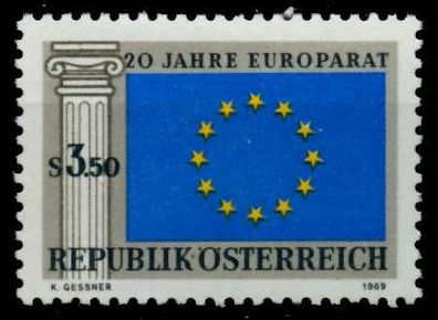 Österreich 1969 Nr 1292 postfrisch S58F76E