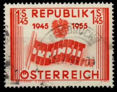 Österreich 1955 Nr 1014 gestempelt X7FE15E