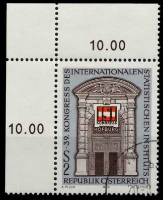 Österreich 1973 Nr 1420 zentrisch gestempelt ECKE-OLI X80256E