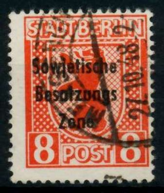SBZ ALLG. Ausgaben Nr 202Avx gestempelt X8E0E22