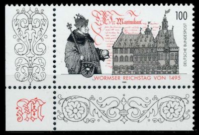 BRD 1995 Nr 1773 postfrisch ECKE-ULI X8FBB6E