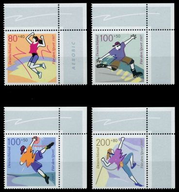 BRD 1997 Nr 1898-1901 postfrisch ECKE-ORE X8FBE7E