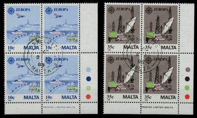 MALTA 1988 Nr 794VB-795VB gestempelt ECKE-URE X925362