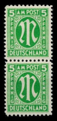 BIZONE AM-POST Nr 19Bz postfrisch SENKR PAAR X764D1E