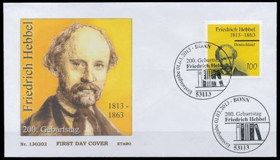 BRD BELEGE Nr 2990 BRIEF FDC X86F6B6