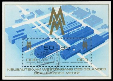 DDR BLOCK Kleinbogen Block 99 gestempelt X0C5142