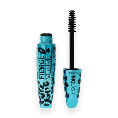 Makeup Revolution, Big Lash Fierce, voluminisierend, Wimperntusche, Schwarz, 9 g