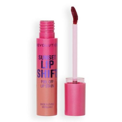 Makeup Revolution, Sunset Lip Shift, vegan, langanhaltender Lipgloss, Pink, 3,6 ml