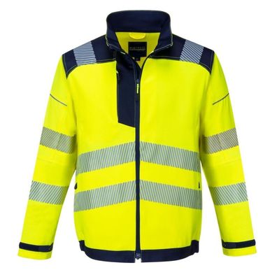 Portwest PW3 Warnschutzjacke Gr. M gelb schwarz hochsichtbar T500YBRM
