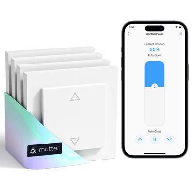 Meross Matter WLAN Rolladenschalter Smart 4 Stéck Apple HomeKit Alexa Google