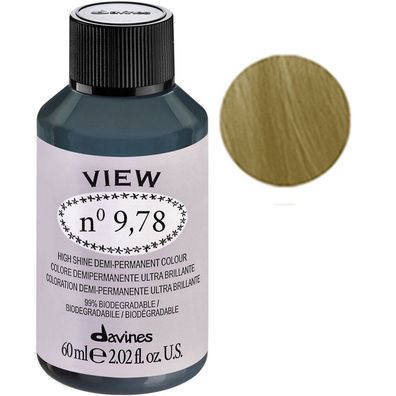 Davines, View, Demi-Permanentes Haarfärbemittel, 9.78 Gloss, 60 ml