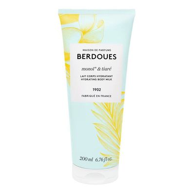Parfums Berdoues, Monoi & Tiare, feuchtigkeitsspendende Körpermilch, 200 ml