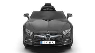 Elektro Kinderfahrzeug Mercedes CLS350 mit Ledersitz und EVA Reifen - Schwarz
