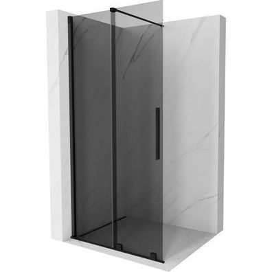 Mexen Velar Duschwand 75x200 cm, 8mm, schwarz