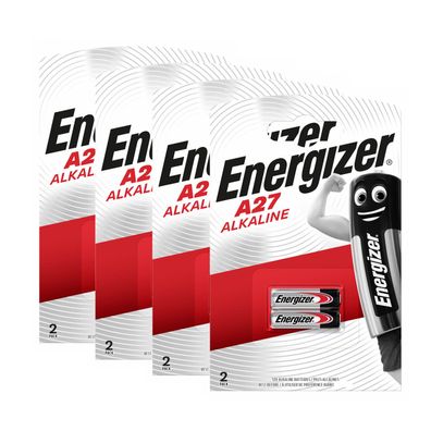 4x 2er Blister Energizer A27 V27A L828 MN27 GP27A 22mAh Batterie 12V