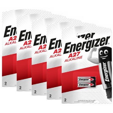 5x 2er Blister Energizer A27 V27A L828 MN27 GP27A 22mAh Batterie 12V